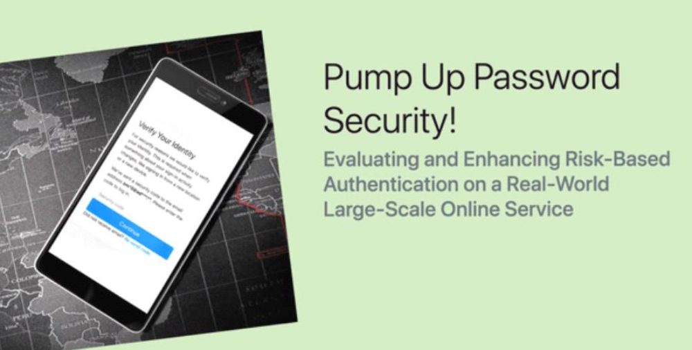 Pump Up Password Security - Abbildung Mobiltelefon mit Log In