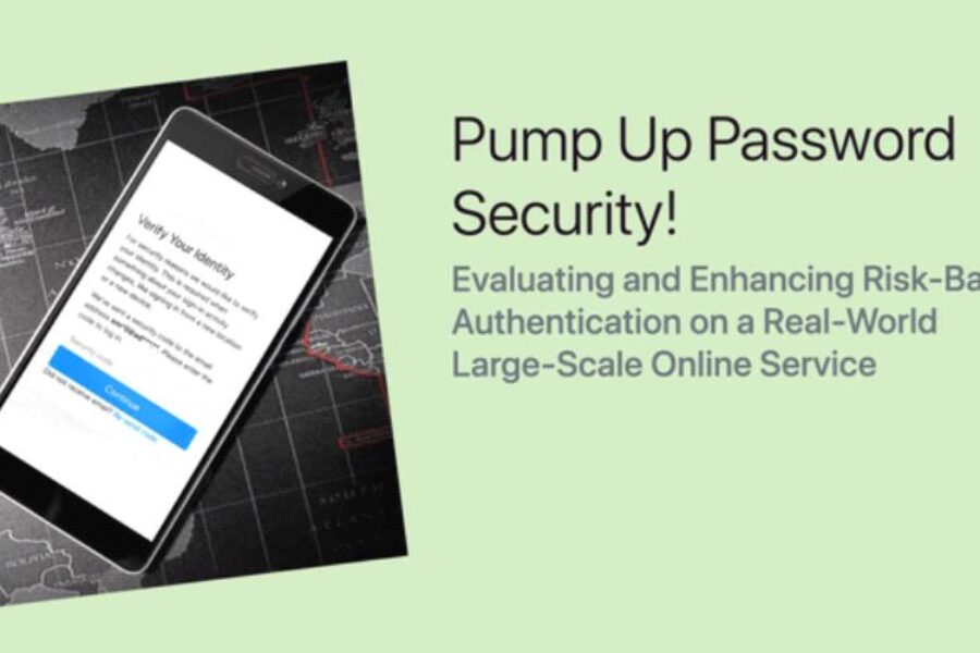 Pump Up Password Security - Abbildung Mobiltelefon mit Log In